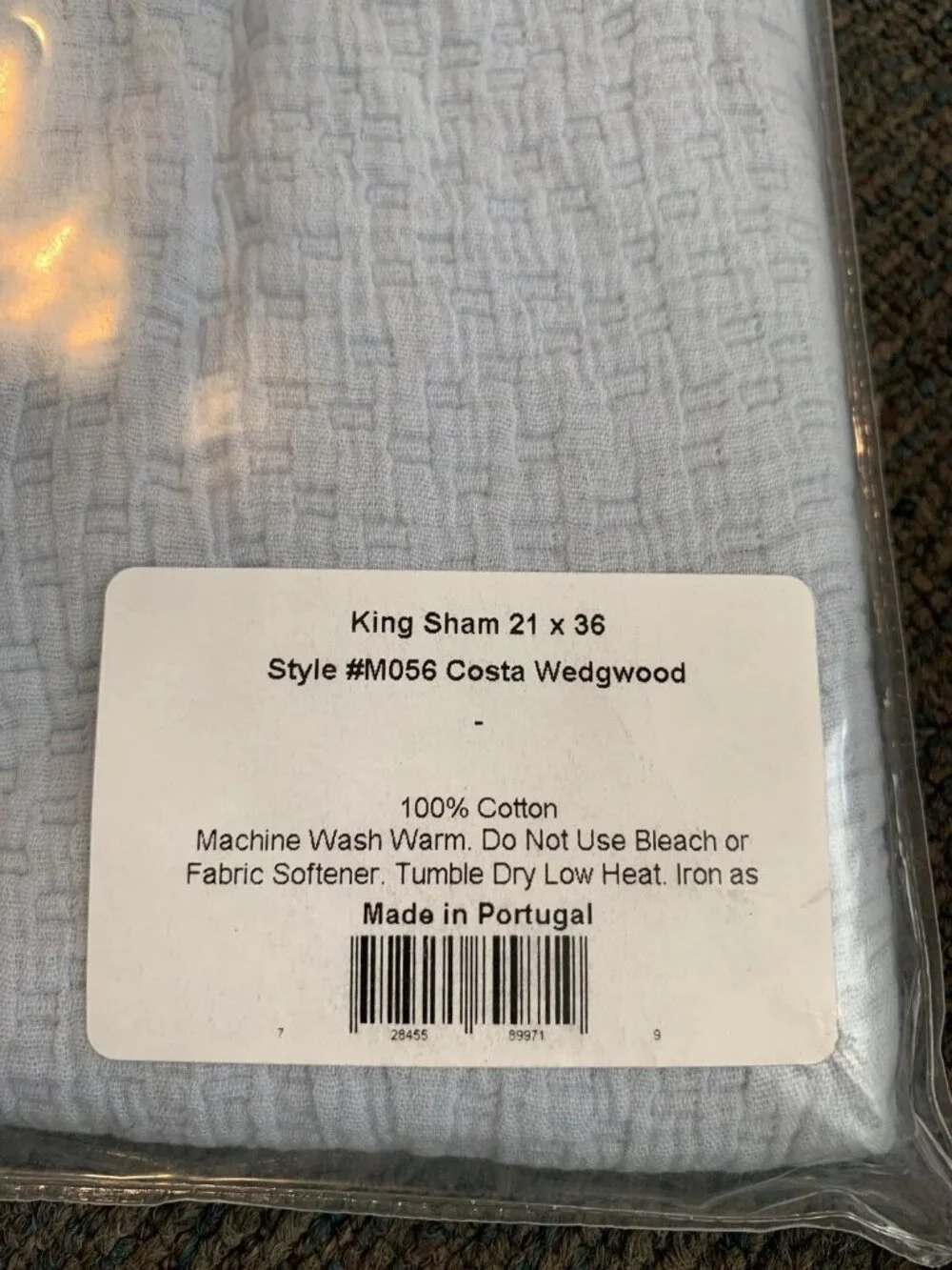 Matouk Costa King Sham 21 x 36, 1